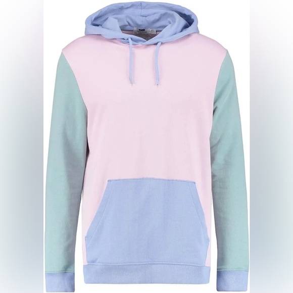 Topman Pastel colorblock hoodie S - Picture 4 of 6